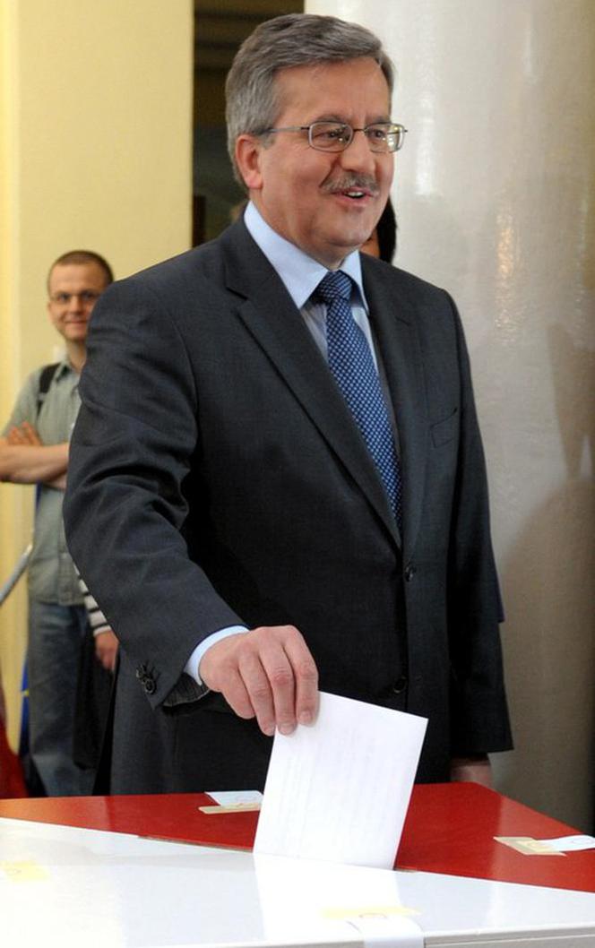 Bronisław Komorowski głosował w wyborach