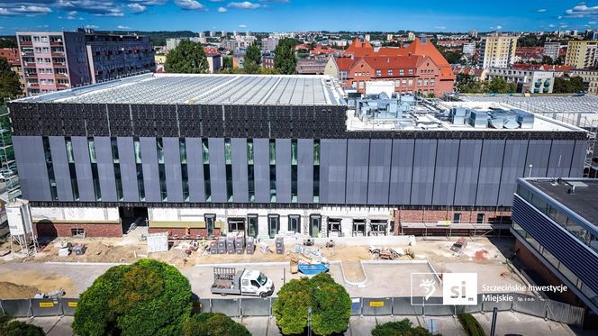 Budowa Szczecińskiego Domu Sportu - sierpień 2025