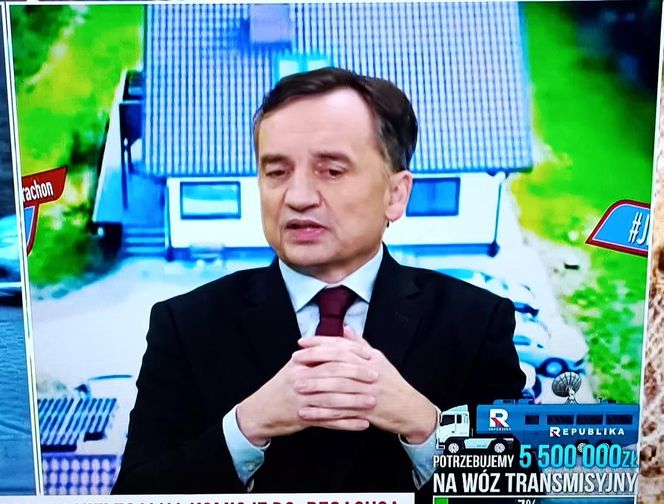 Zbigniew Ziobro w studio TV Republika