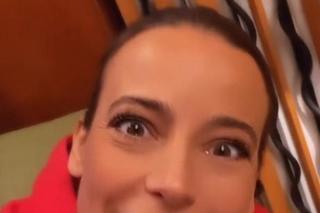 Anna Mucha (Magda), na planie M jak miłość