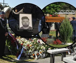 Przez huk salwy przedarł się łamiący serce szloch. Policjant Arkadiusz zginął tragicznie