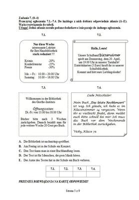 Egzamin gimnazjalny z języka niemieckiego poziom podstawowy - zobacz arkusze, pytania i odpowiedzi.