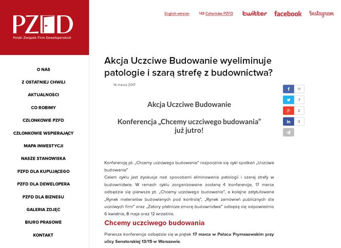 "Chcemy uczciwego budownictwa" - konferencja serwisu Muratorplus.pl