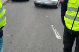 Wypadek podczas protestu rolników pod Brodnicą. Pijana kobieta potrąciła 4 osoby. Policjant w szpitalu