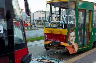 Dwa tramwaje zderzyły się w centrum Łodzi
