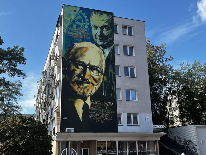 Nowy mural przy Marii Skłodowskiej-Curie 8 w Białymstoku