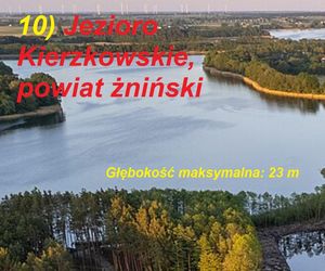Ranking najgłębszych jezior kujawsko-pomorskiego