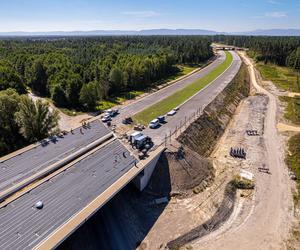 Plac budowy S1 Oświęcim - Dankowice w sierpniu 2024