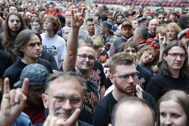 Koncert AC/DC w Warszawie (4.07.2025) - część pierwsza. Organizatorem koncertu jest Live Nation