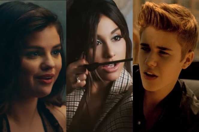 Justin, Selena, Ariana