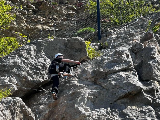 Na Kadzielni powstała pierwsza w Polsce Via Ferrata
