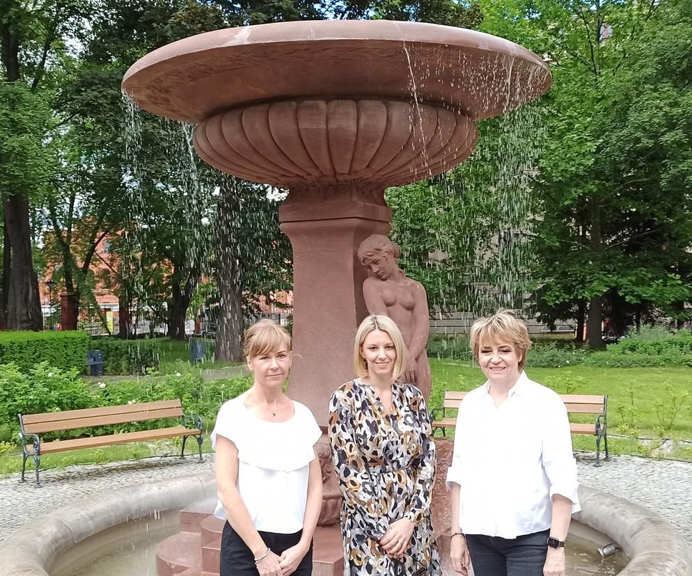 Nowa (stara) fontanna w Muzeum Miasta Łodzi  