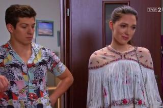 Barwy szczęścia odc. 1955. Laura (Kim Grygierzec), Justin (Jasper Sołtysiewicz) 