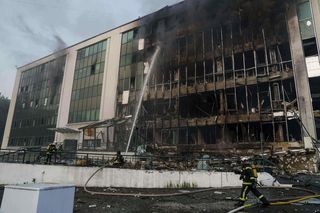 Rekordowy atak dronów na Ukrainę