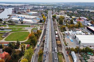 Przebudowa Estakady Pomorskiej - październik 2021