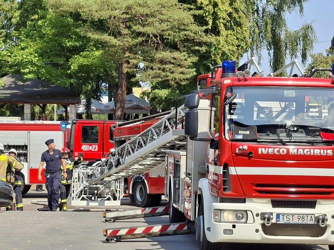 Pożar hotelu "Senator" w Starachowicach