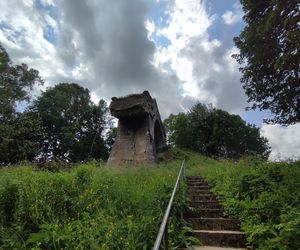 Zwalony most w Grądach Kruklaneckich