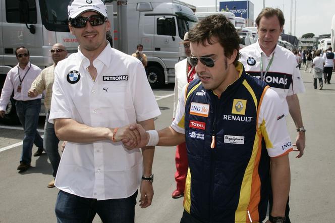 Robert Kubica i Fernando Alonso