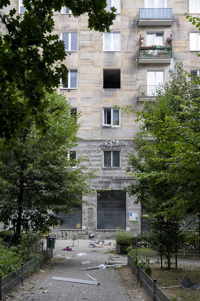 Wybuch gazu na Ochocie. Okoliczni mieszkańcy są wstrząśnięci