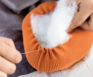 Dzianinowa dynia zero waste – instrukcja wykonania (4)