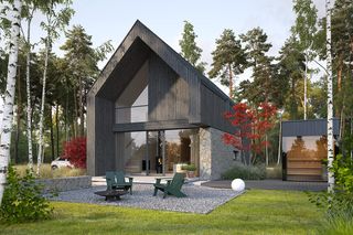 Małe stodoły - 10 projektów do 70 m2 na zgłoszenie. Modny styl w wersji mini