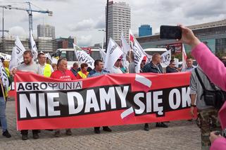 Protest Agrounii w Warszawie 7.07