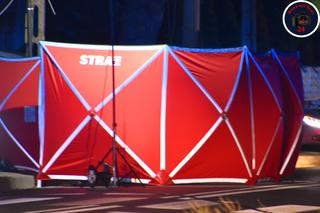 Drogowy horror w Kobyłce. Rozwalili kabriolet na słupie. Dwie osoby nie żyją