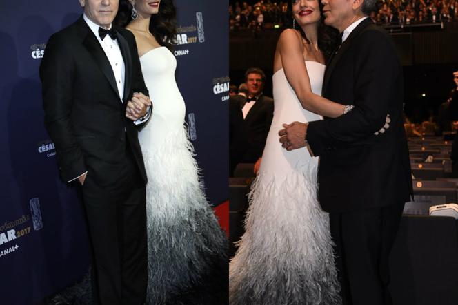 George Clooney i Amal Clooney na gali Cezary 2017