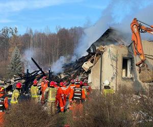 Wybuch gazu w Ustroniu. Strażacy wyciągali spod gruzów ciało przyjaciela