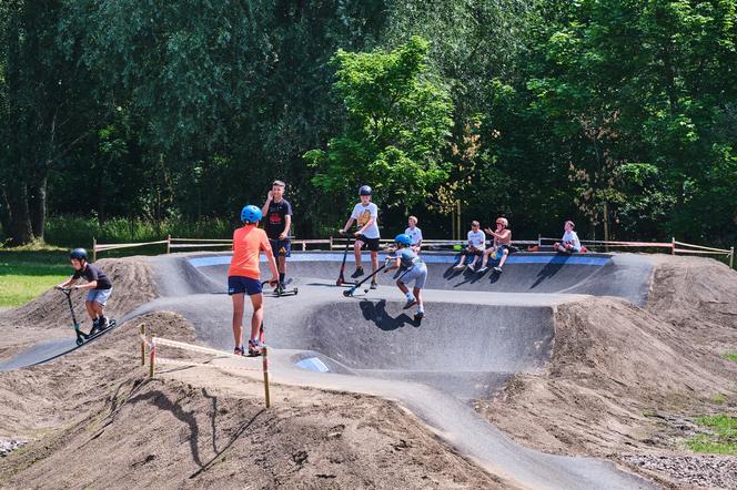 W Gliwicach powstał nowy pumptrack. To już trzeci pumptrack i jednocześnie największy w mieście