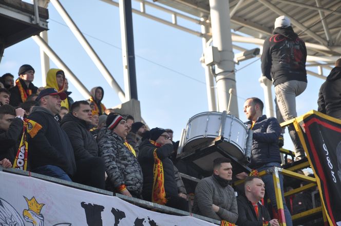 Korona Kielce - Motor Lublin. Kibice na Exbud Arenie