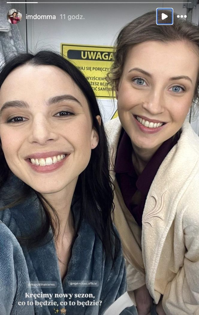 M jak miłość. Natalka (Dominika Suchecka), Paula (Marcelina Kieres)