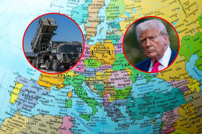 Trump, mapa polityczna Europy, system Patriot
