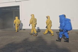 Nie ma zagrożenia po wycieku podchlorynu sodu w Czyżewie. Dobiegła końca wielogodzinna akcja