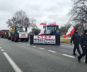 Protest rolników Zdany- Zbuczyn 