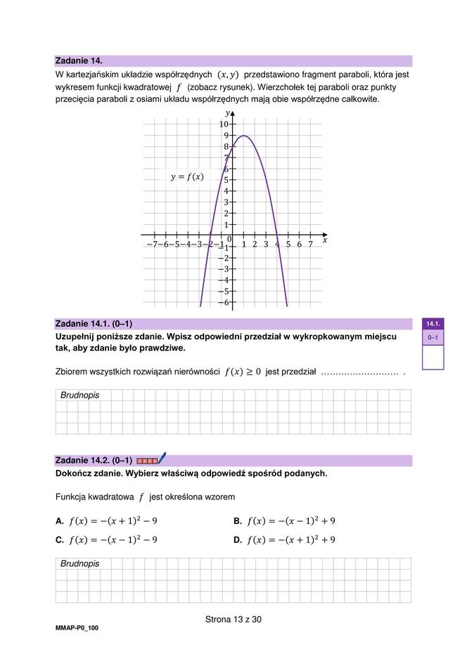 Matura 2024 - ARKUSZ CKE z matematyki (pp, nowa formuła)