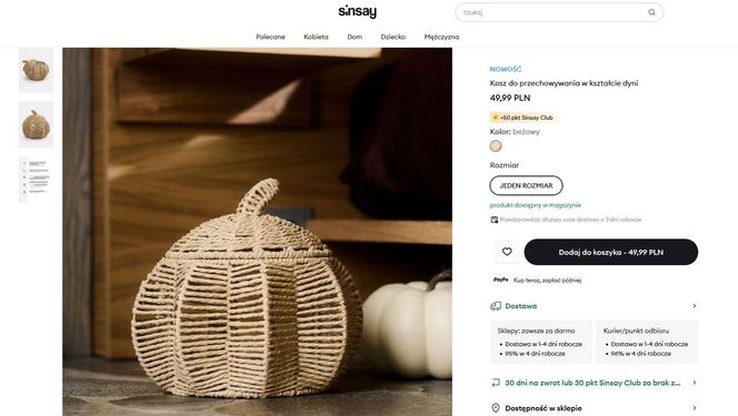 Jesień w Sinsay 2025