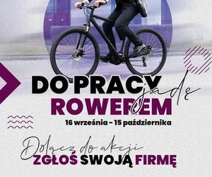 Do pracy jadę rowerem