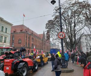 Dźwięk kilkuset klaksonów niesie się po Bydgoszczy. Rolnicy: Bez nas będziecie głodni, nadzy i trzeźwi