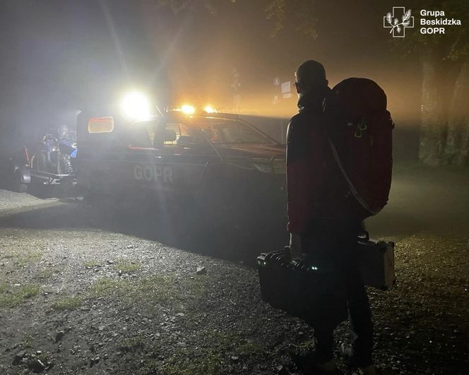 Poszukiwania matki i dziecka w rejonie Magurki Wilkowickiej 