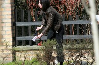 Marta Kaczyńska z synem