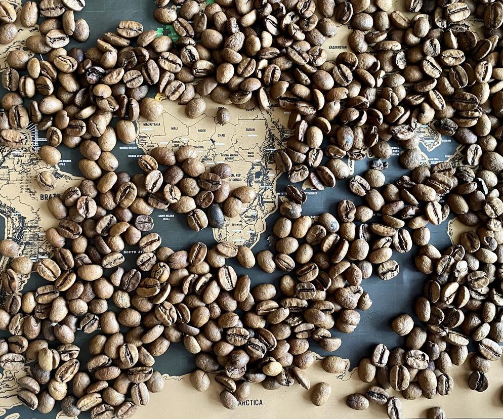 Kawa na mapie świata