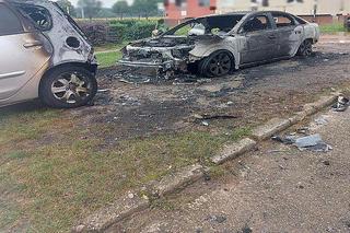 Zemsta? Dwóch mężczyzn podpaliło auto policjanta z komendy w Górze