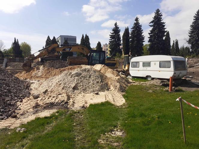 Remont Stadionu Miejskiego w Starachowicach (kwiecień 2024)