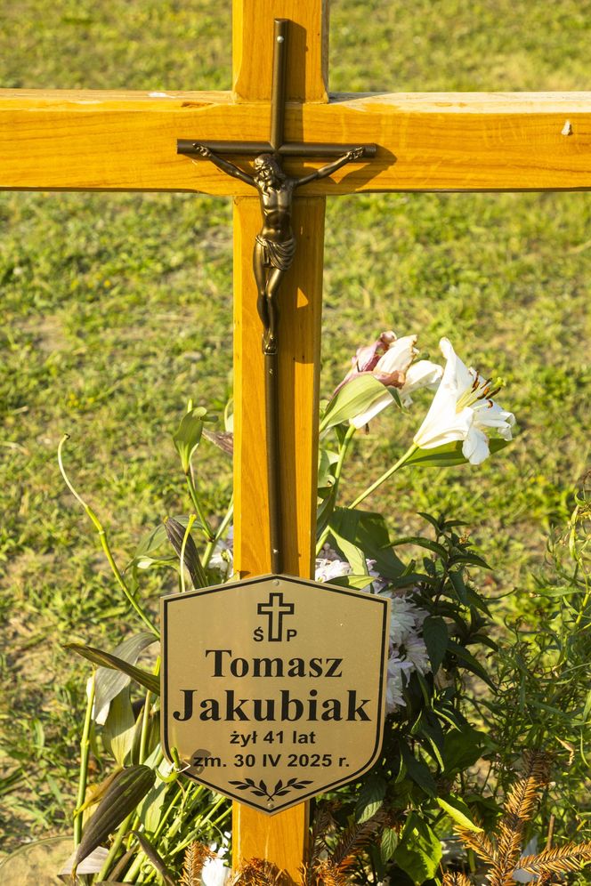 Tomasz Jakubiak - tak wygląda jego grób