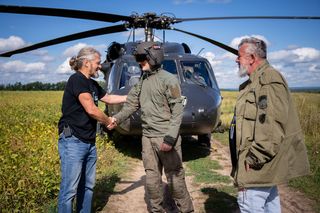Ukraiński śmigłowiec UH-60 Black Hawk