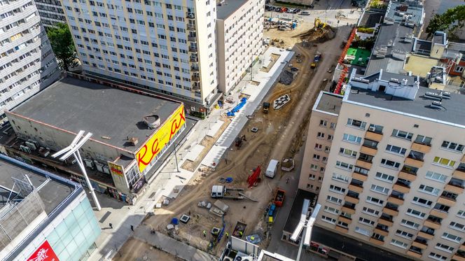 Remont ulicy Złotej w Warszawie z tunelem do placu Centralnego