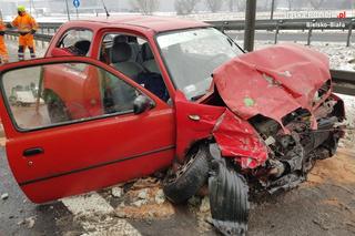 Szok! Wjechał pod prąd na drogę ekspresową, auto w czołówce zmasakrował TIR