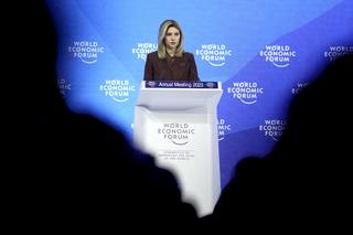 Ołena Zełenska w Davos ostrzega świat przed Rosją Może spróbować rozszerzyć wojnę na inne kraje