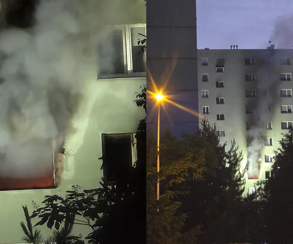 Pożar w centrum Rzeszowa! Konieczna była ewakuacja